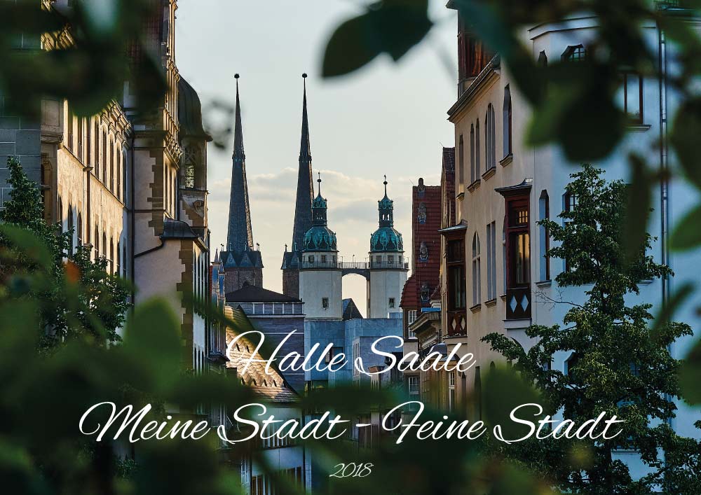 Wandkalender-Halle Saale 2018 Cover